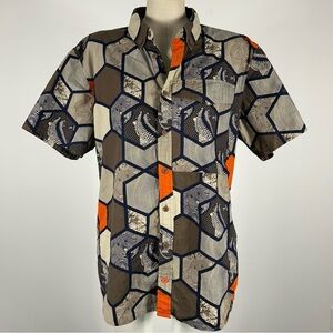 gsus sindustries Geometric Patterned Men's Shirt XL